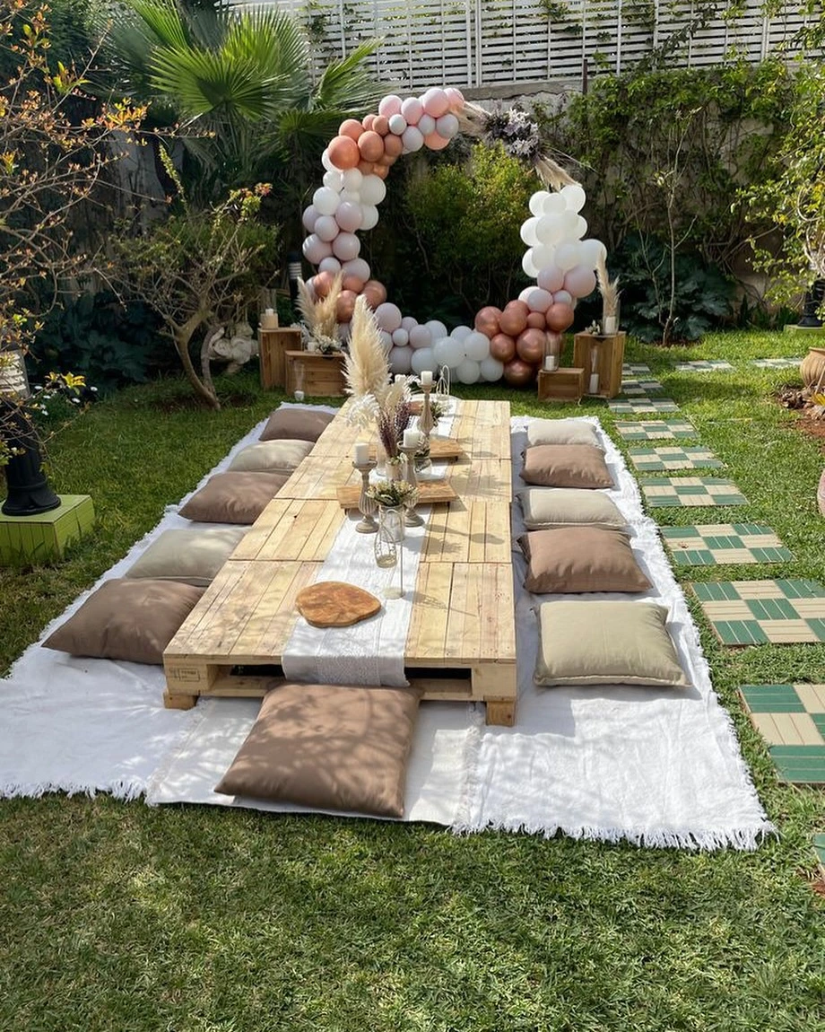 5- Create a Pastel Picnic Corner