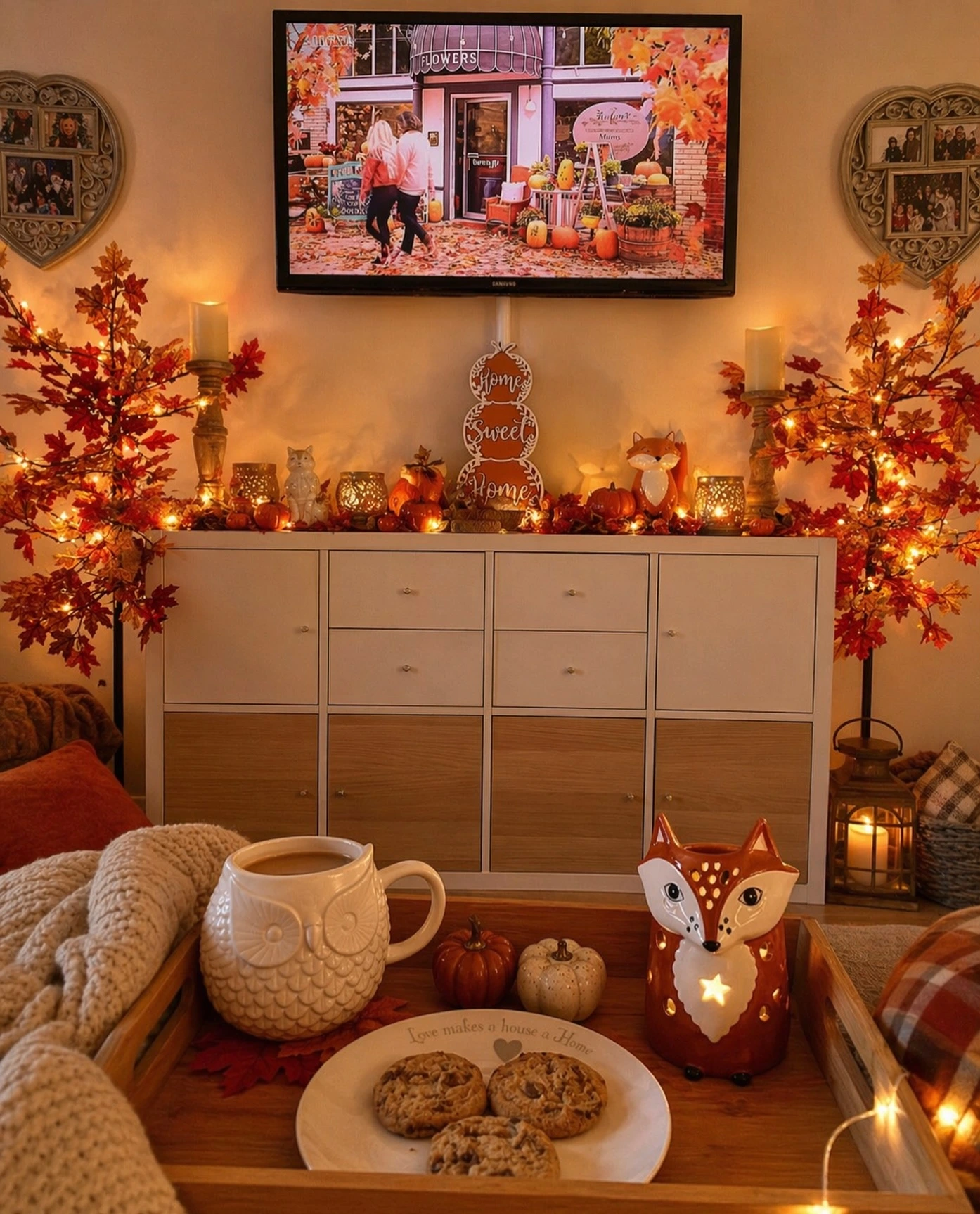 10- Decorate the Console for Fall