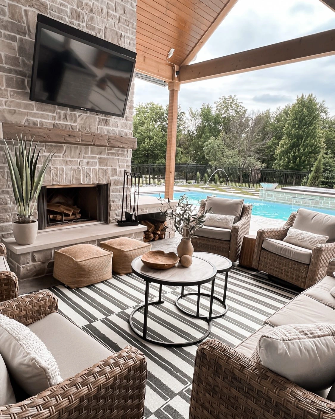 8- Define Seating Beside a Fireplace