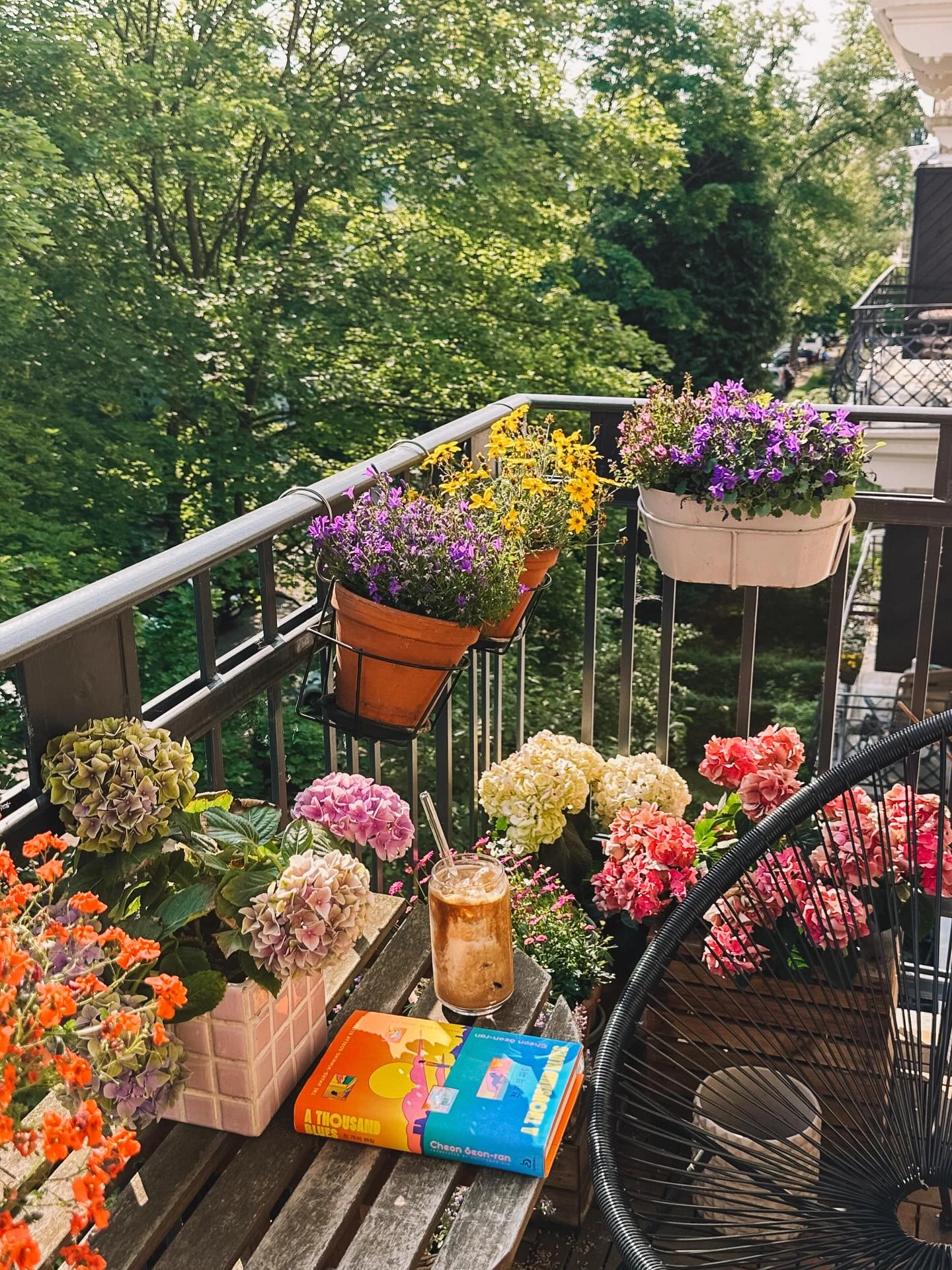 12- Frame the Patio with Flowers