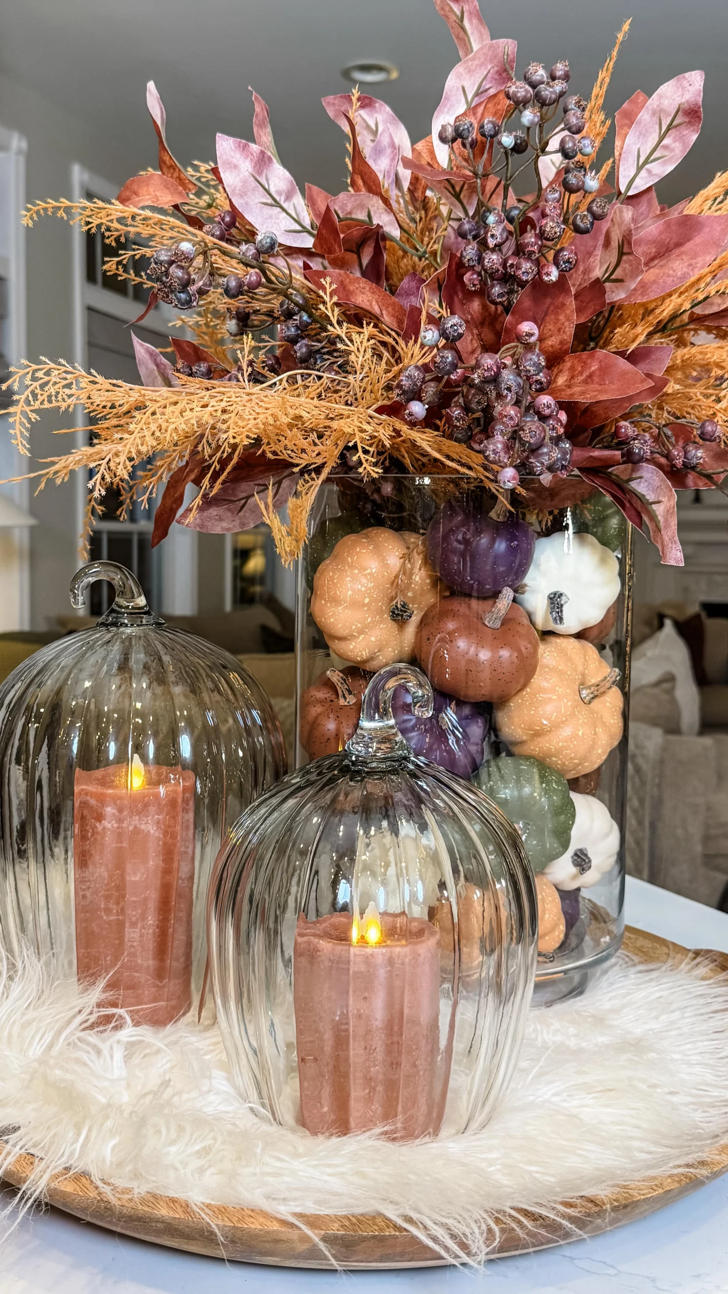 1- Gather a Fall Centerpiece