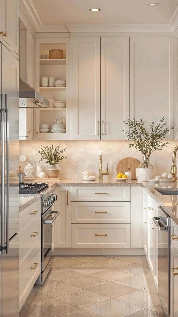 2- Give the Room a Clean Porcelain Base