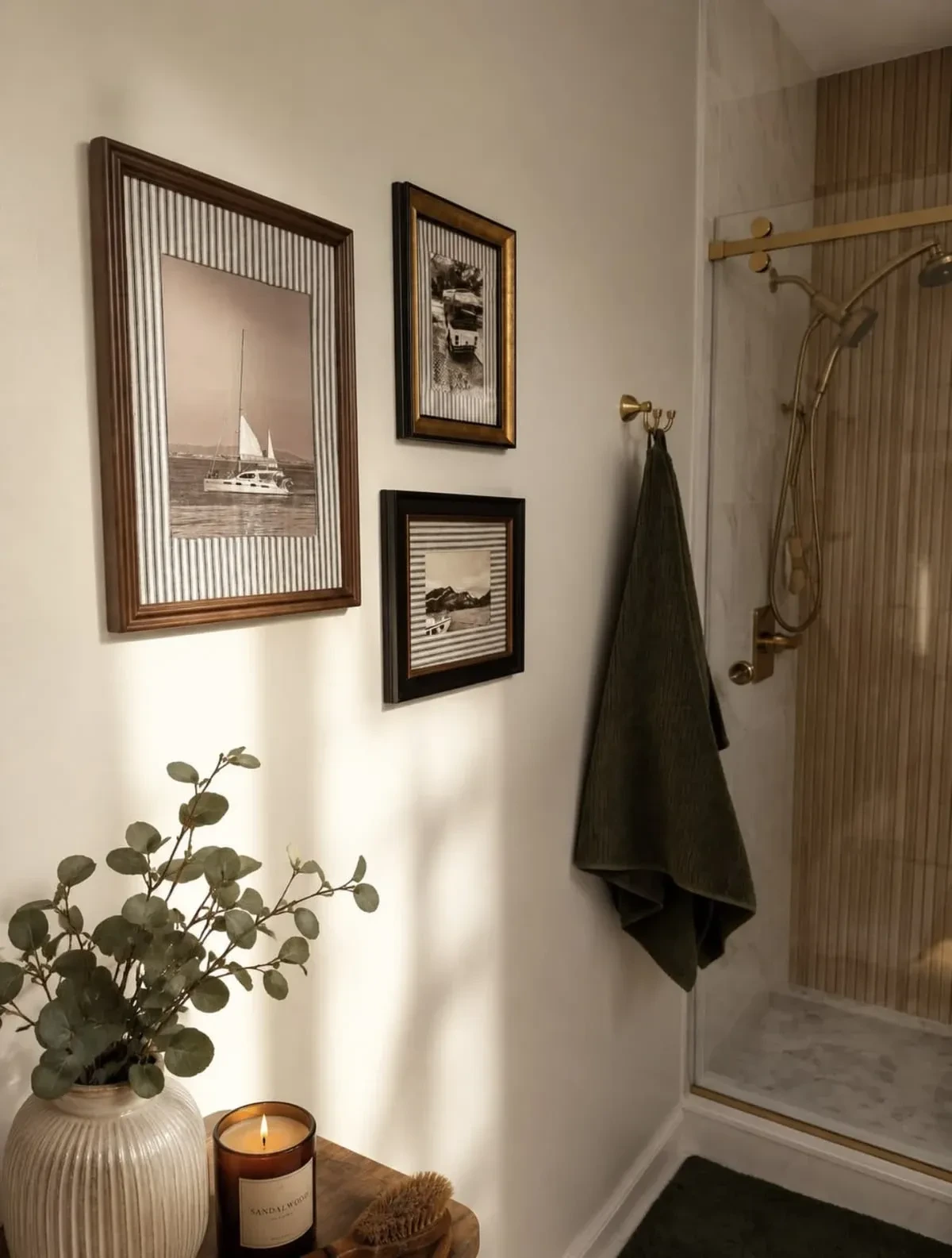 7- Group Framed Art Near the Shower
