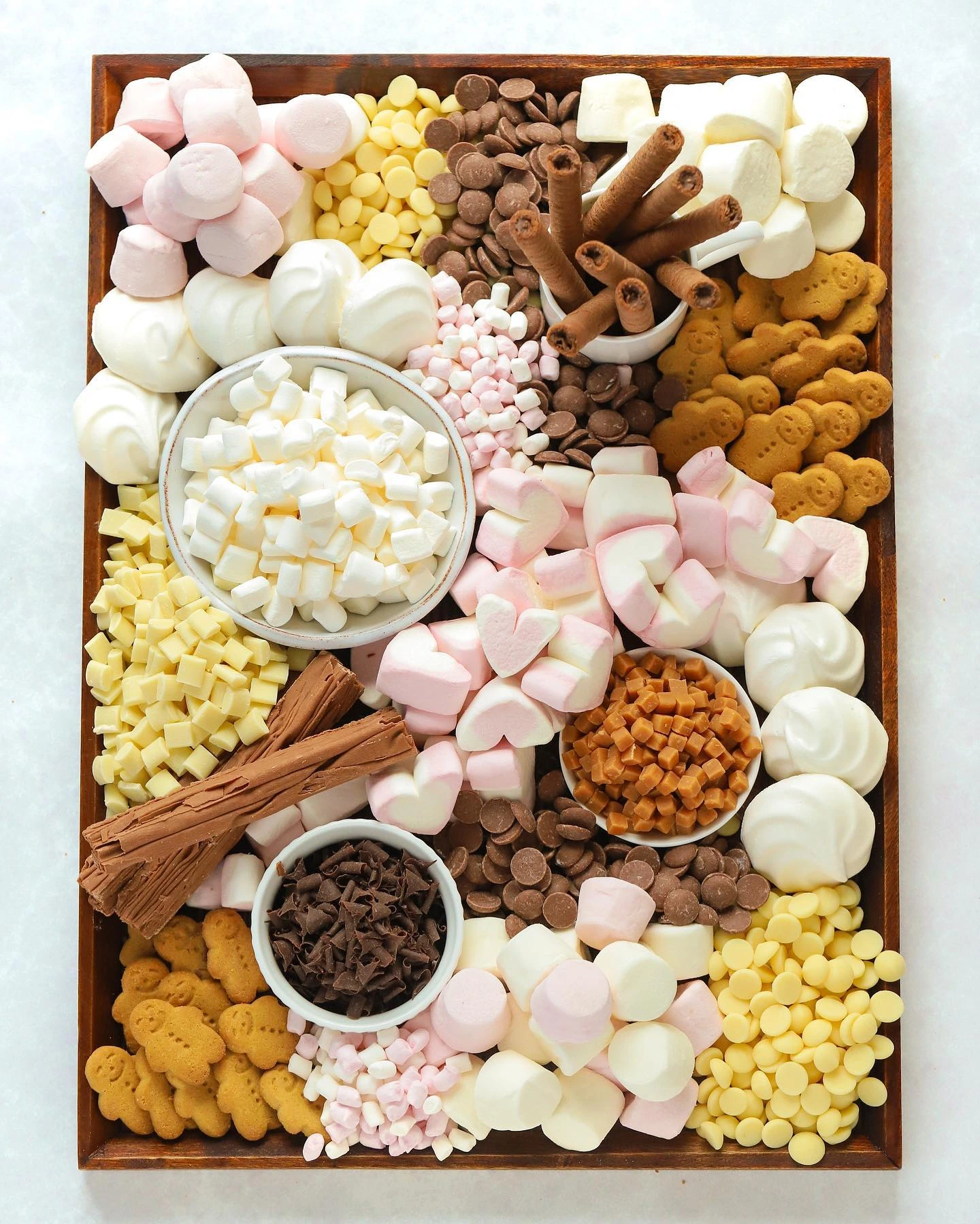 4- Group Toppings on a Serving Tray