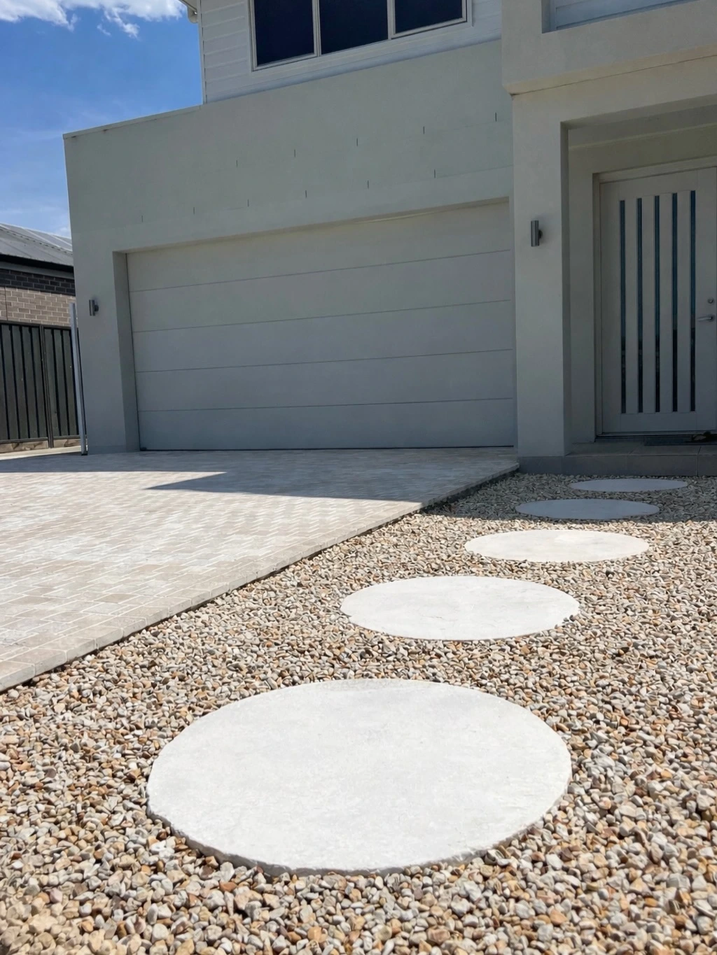 4- Guide the Way with Round Stepping Stones
