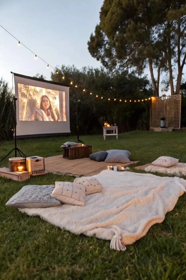 12- Keep Blankets Casual on the Lawn