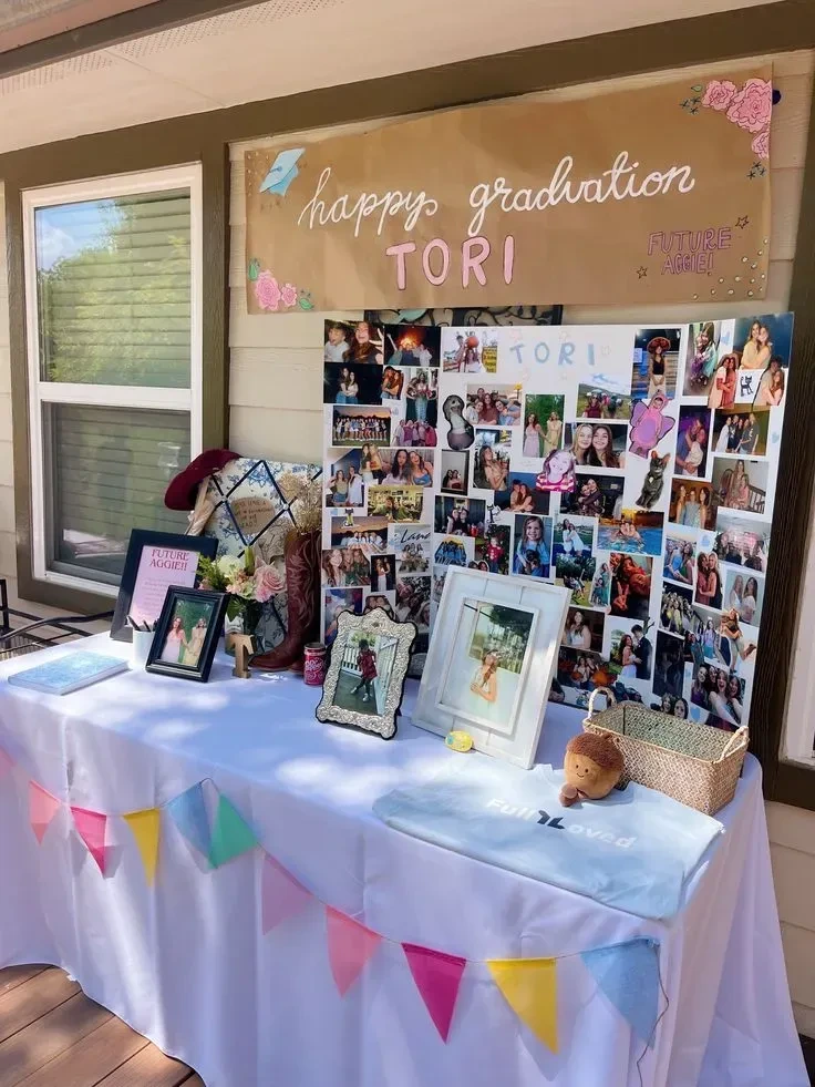 1- Layer a Photo-Filled Table