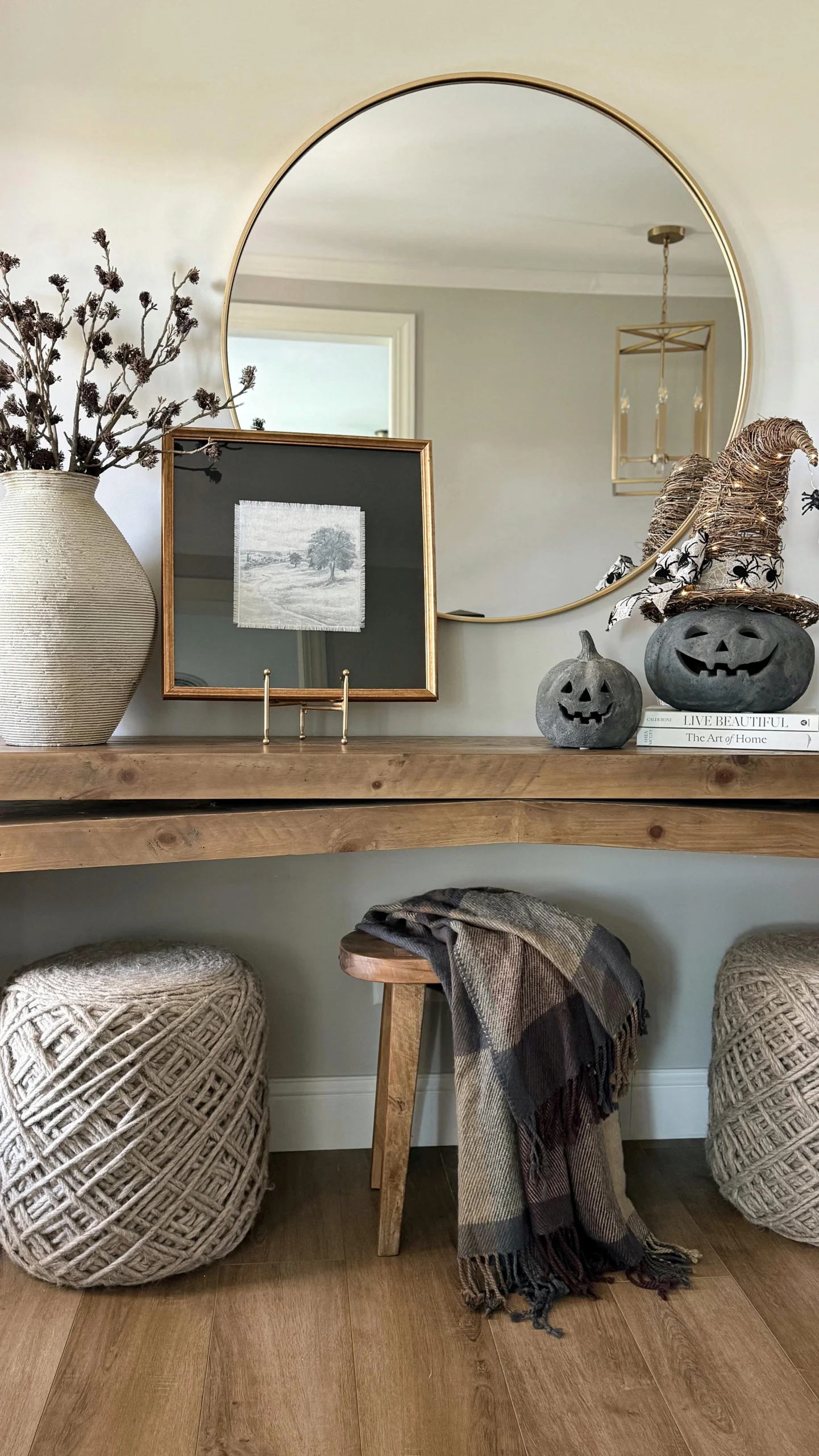 9- Layer Art with Moody Pumpkins