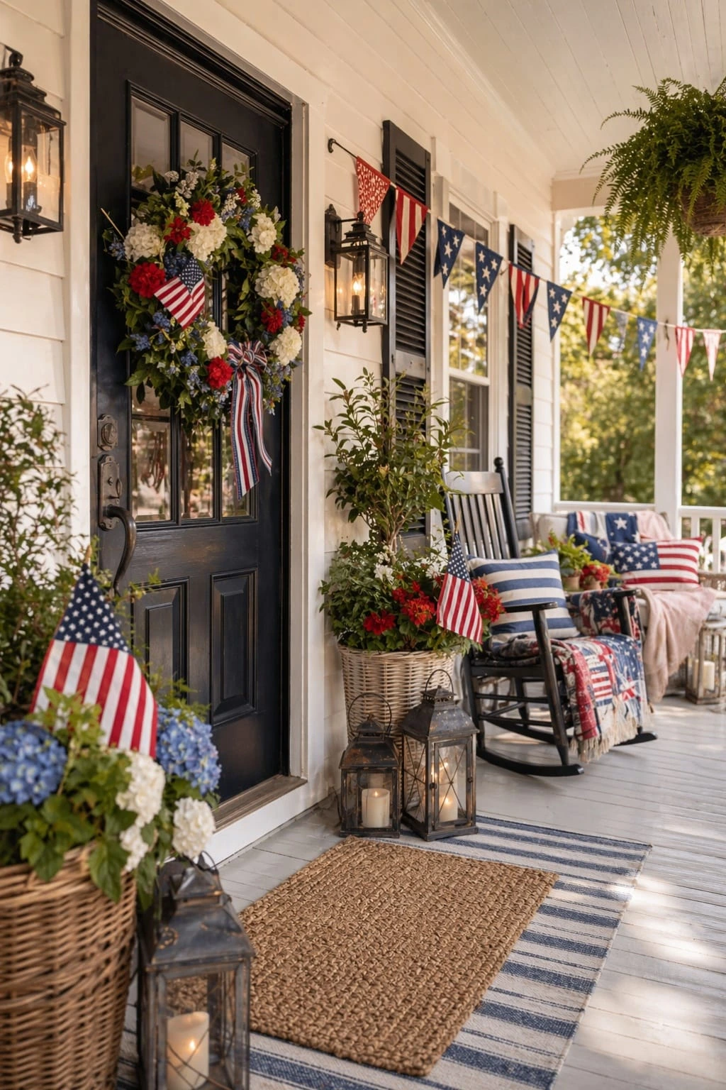 1- Layer Flags, Lanterns, and Flowers