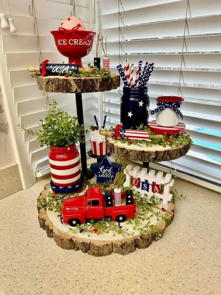 4- Layer Wood Slices for a Farmhouse Display