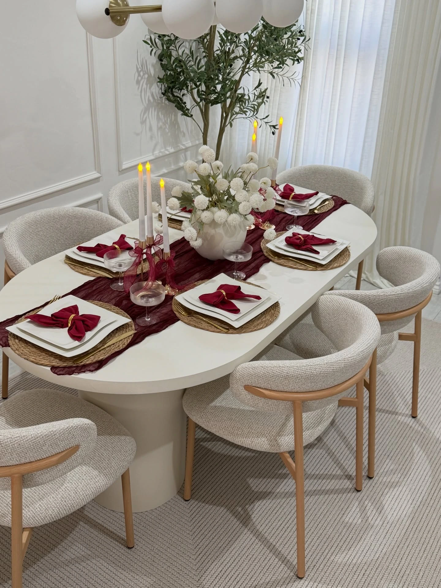 9- Let Red Napkins Set the Mood