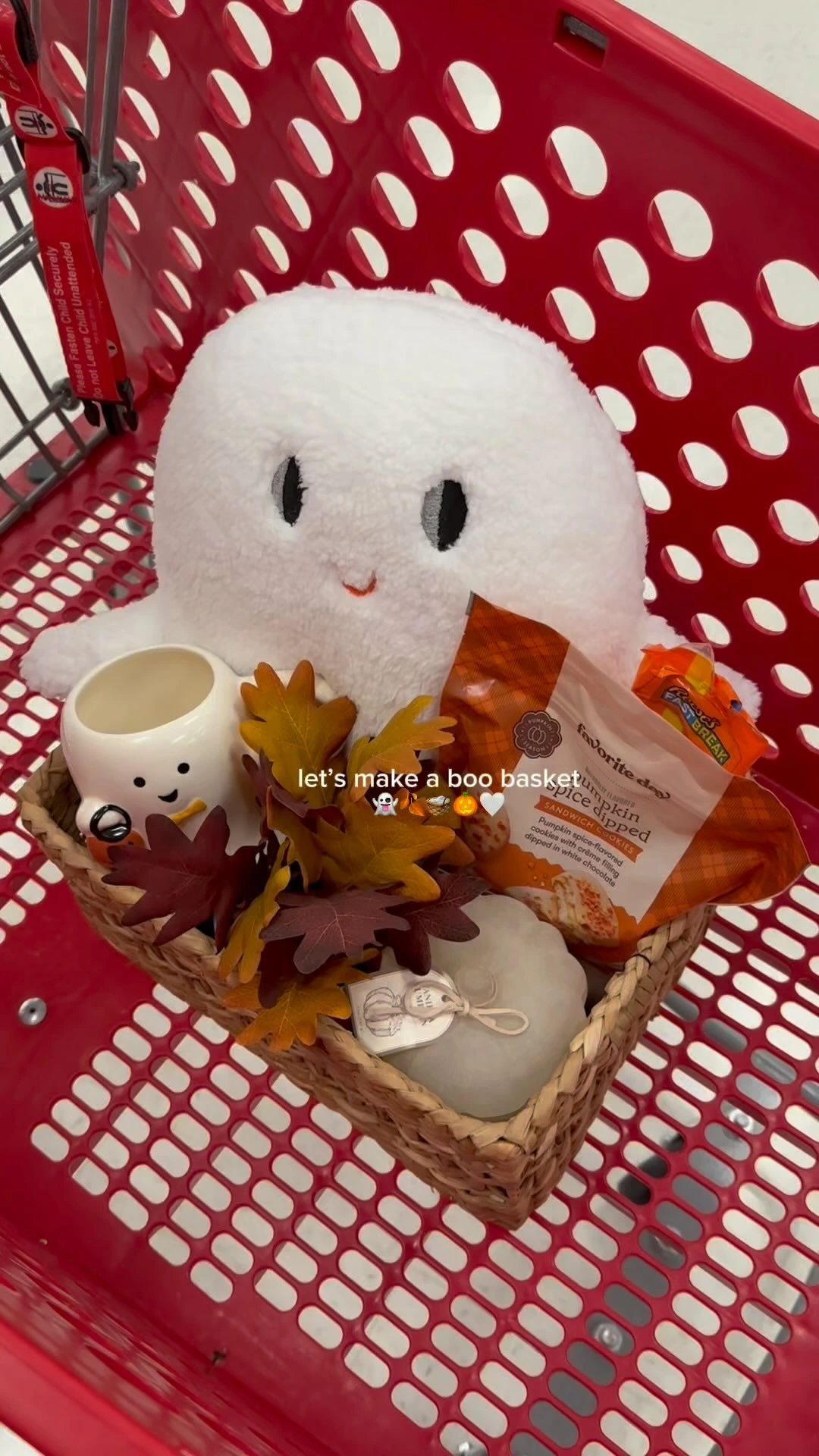 7- Make a Small Ghost Plush Basket