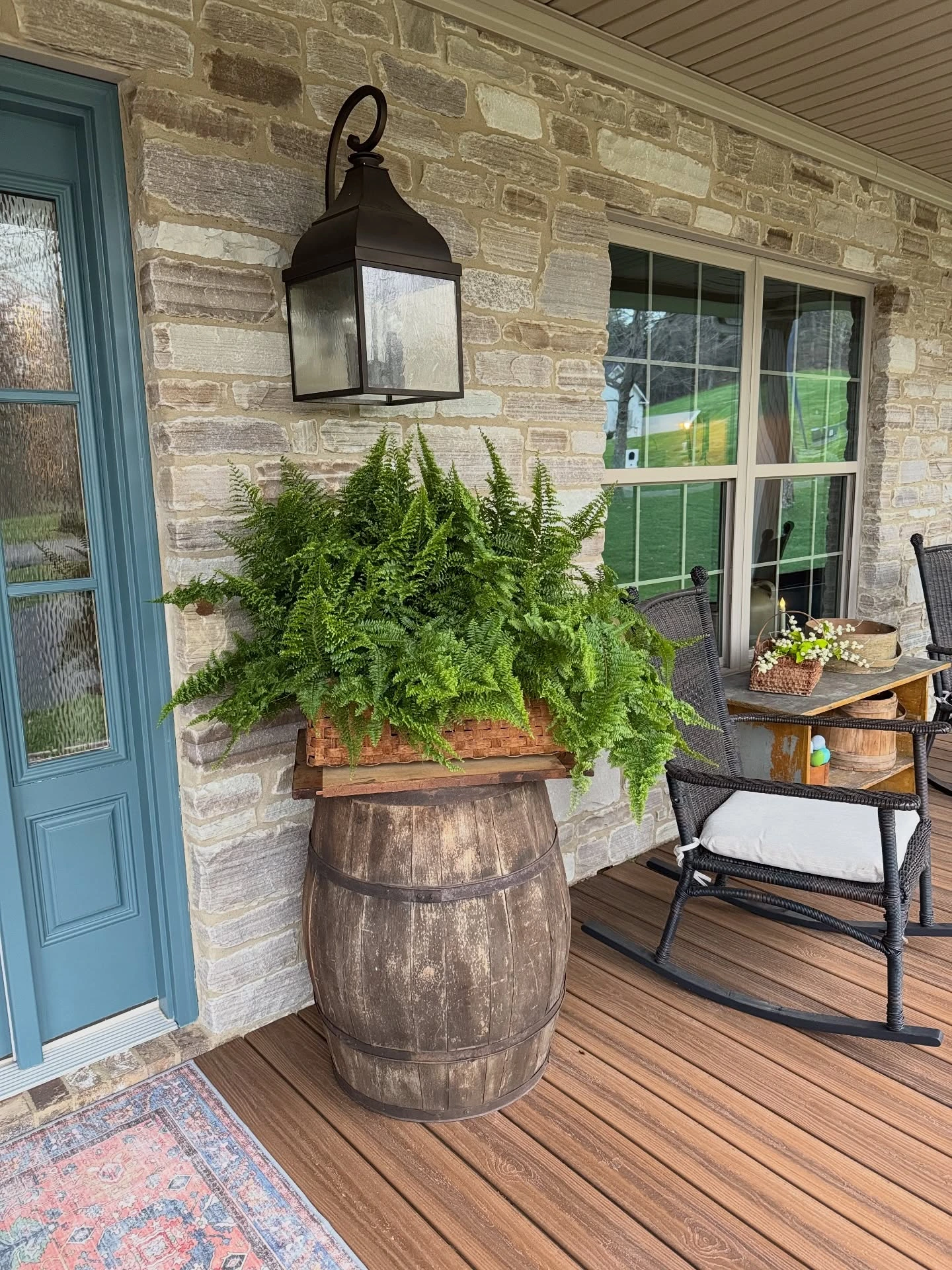 1- Make Room for a Fern-Filled Barrel