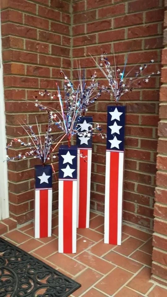 10- Make Wooden Flag Stakes