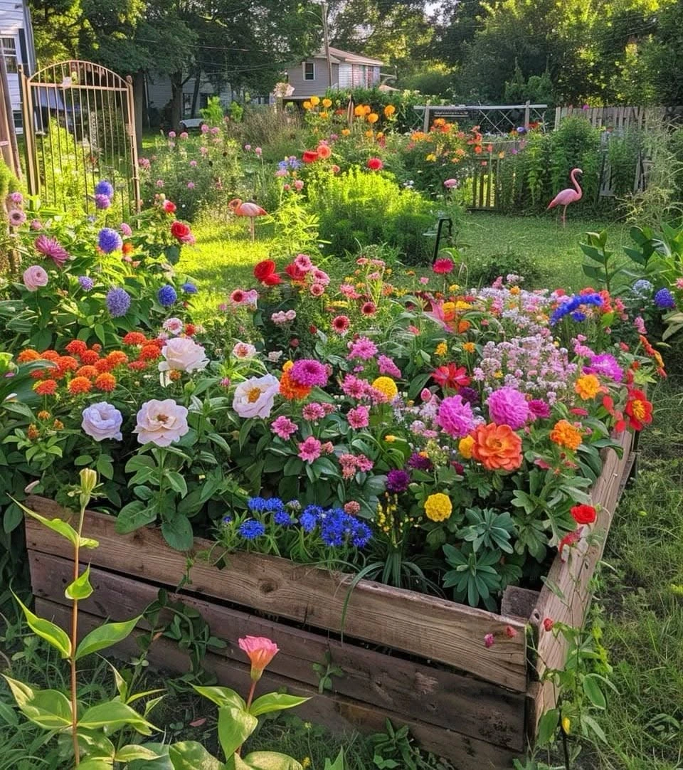 14- Mix Flowers into Vegetable Beds