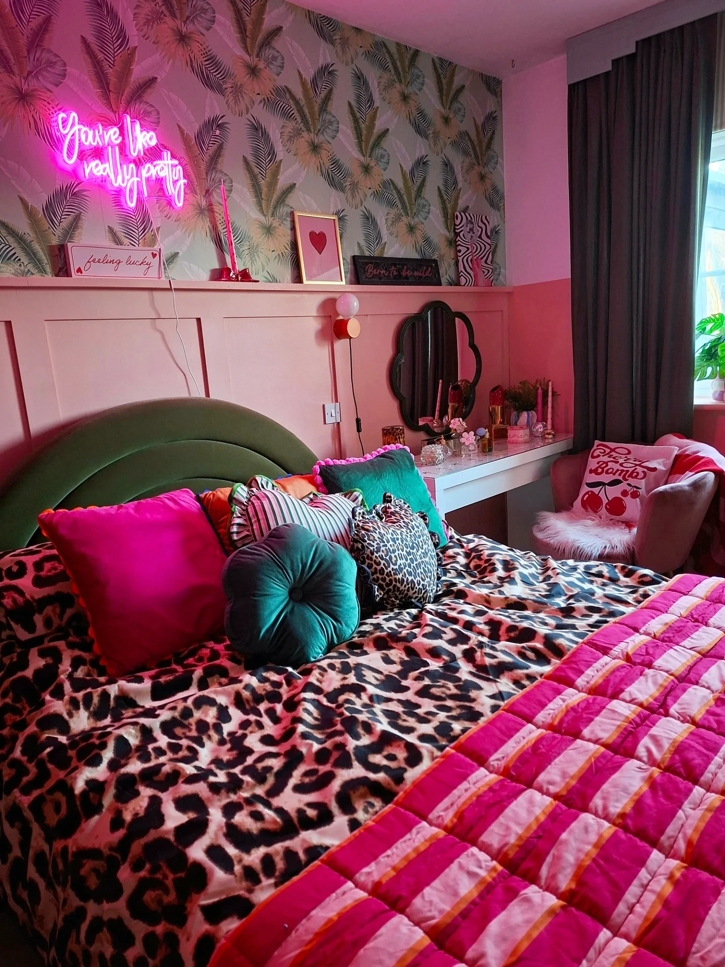 11- Mix Leopard Print with Pink