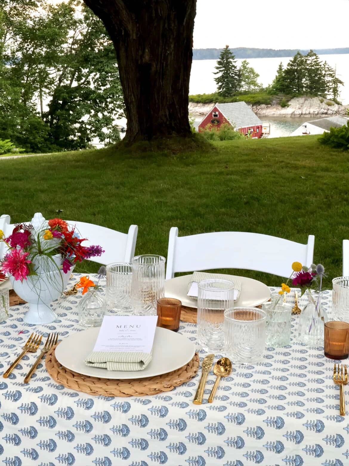 1- Set a Polished Table Near the Water