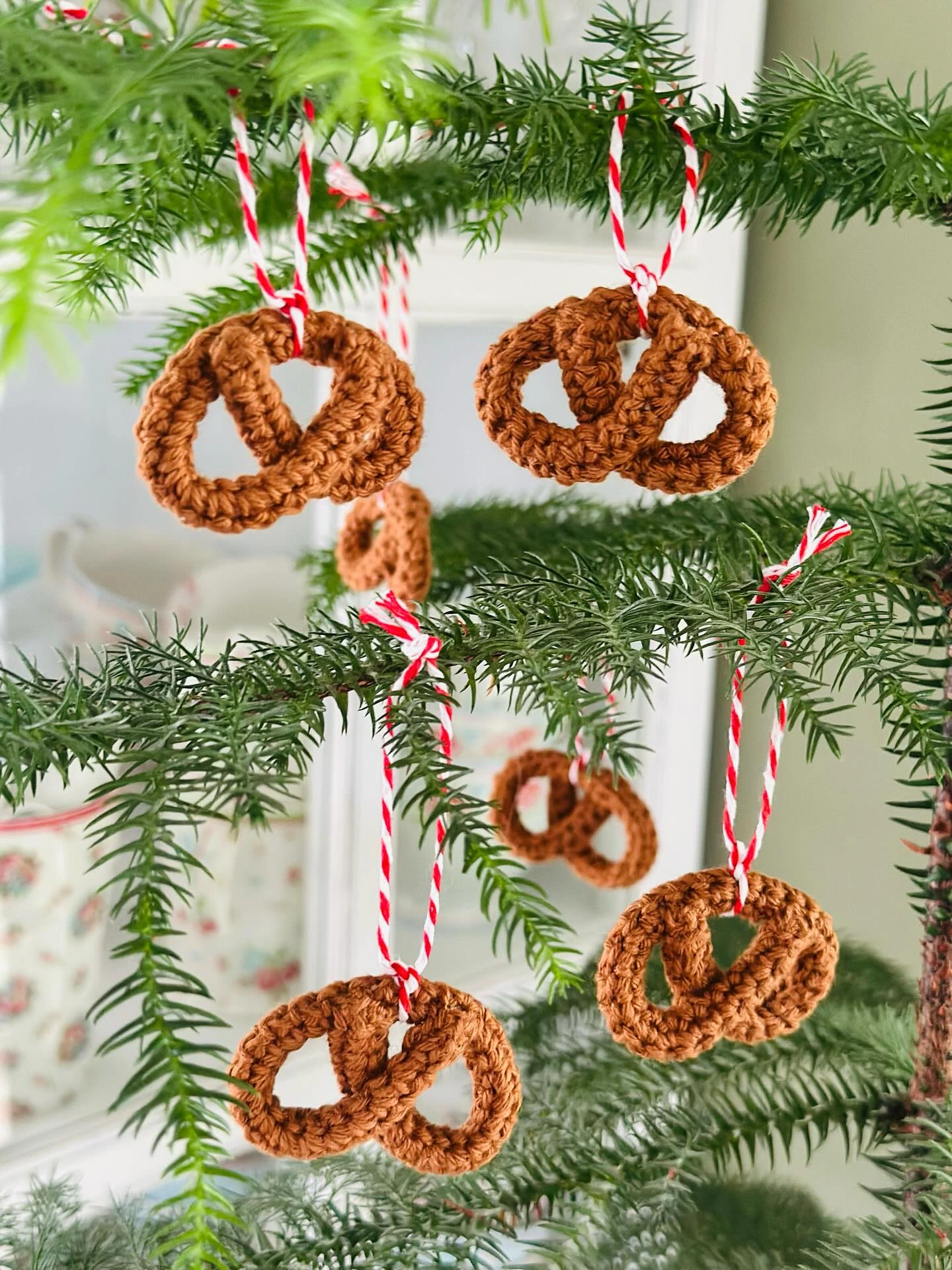 11- Shape Whimsical Pretzel Ornaments