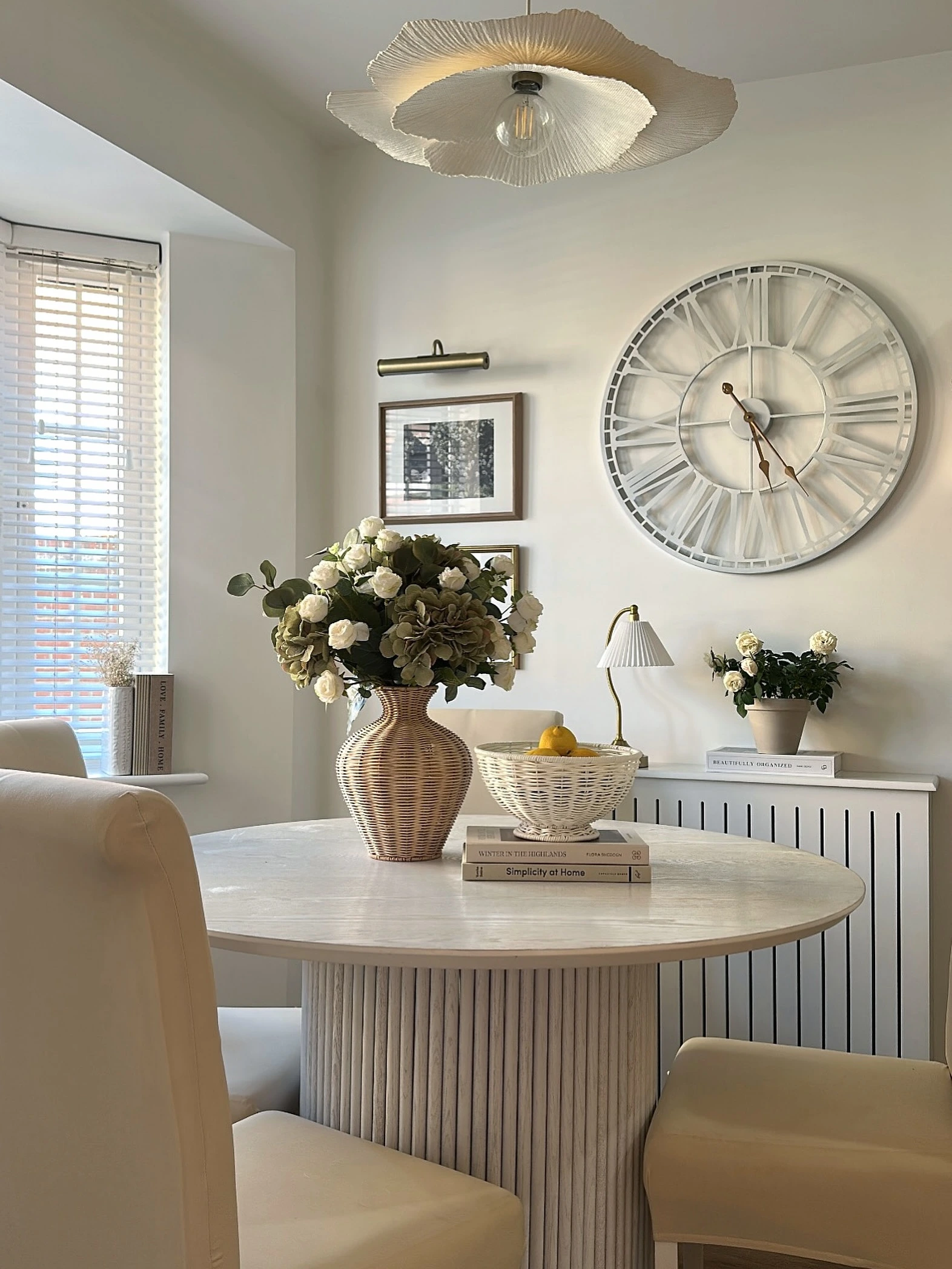 7- Soften Hard Lines with a Full Vase