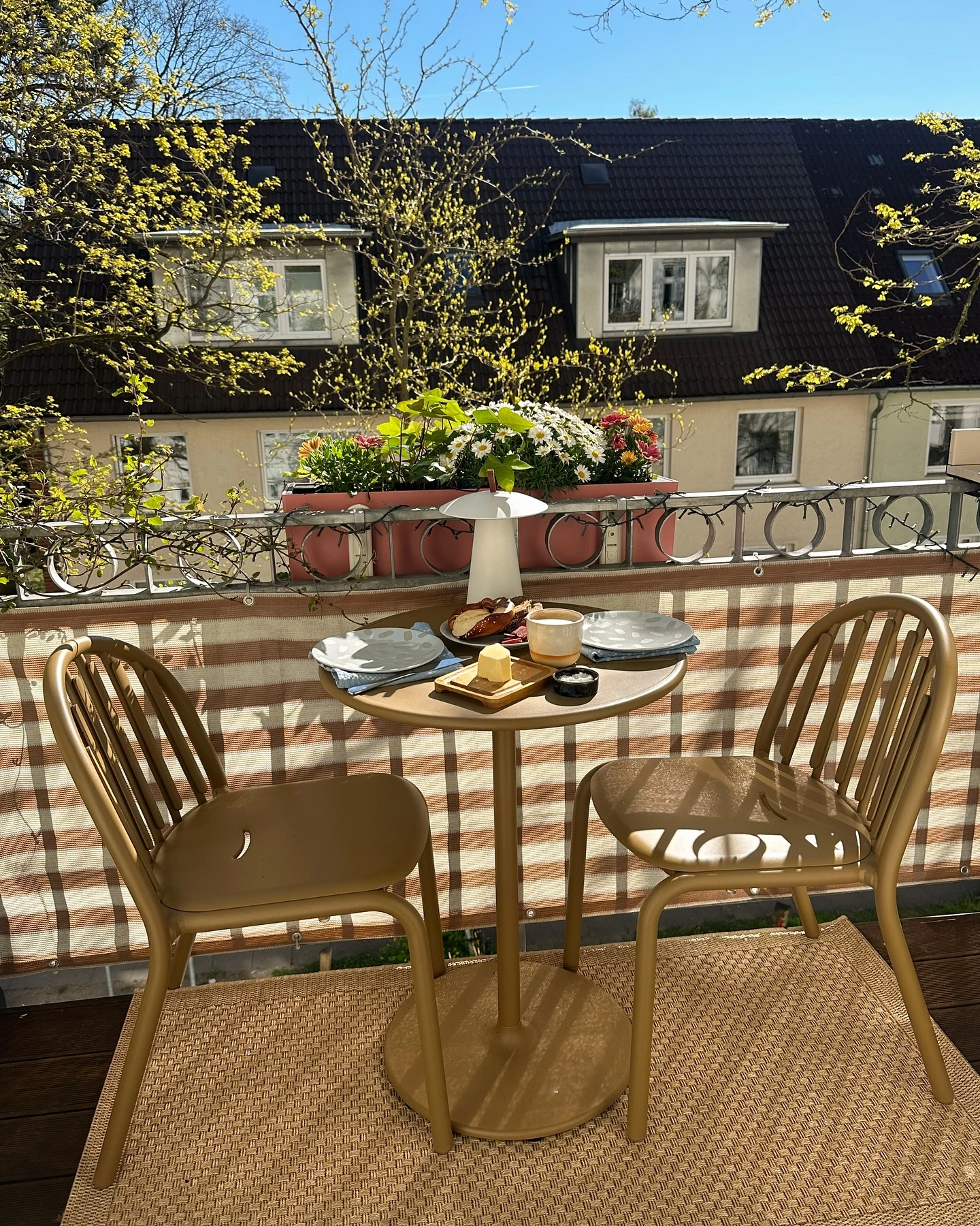 4- Soften the Railing with Fabric