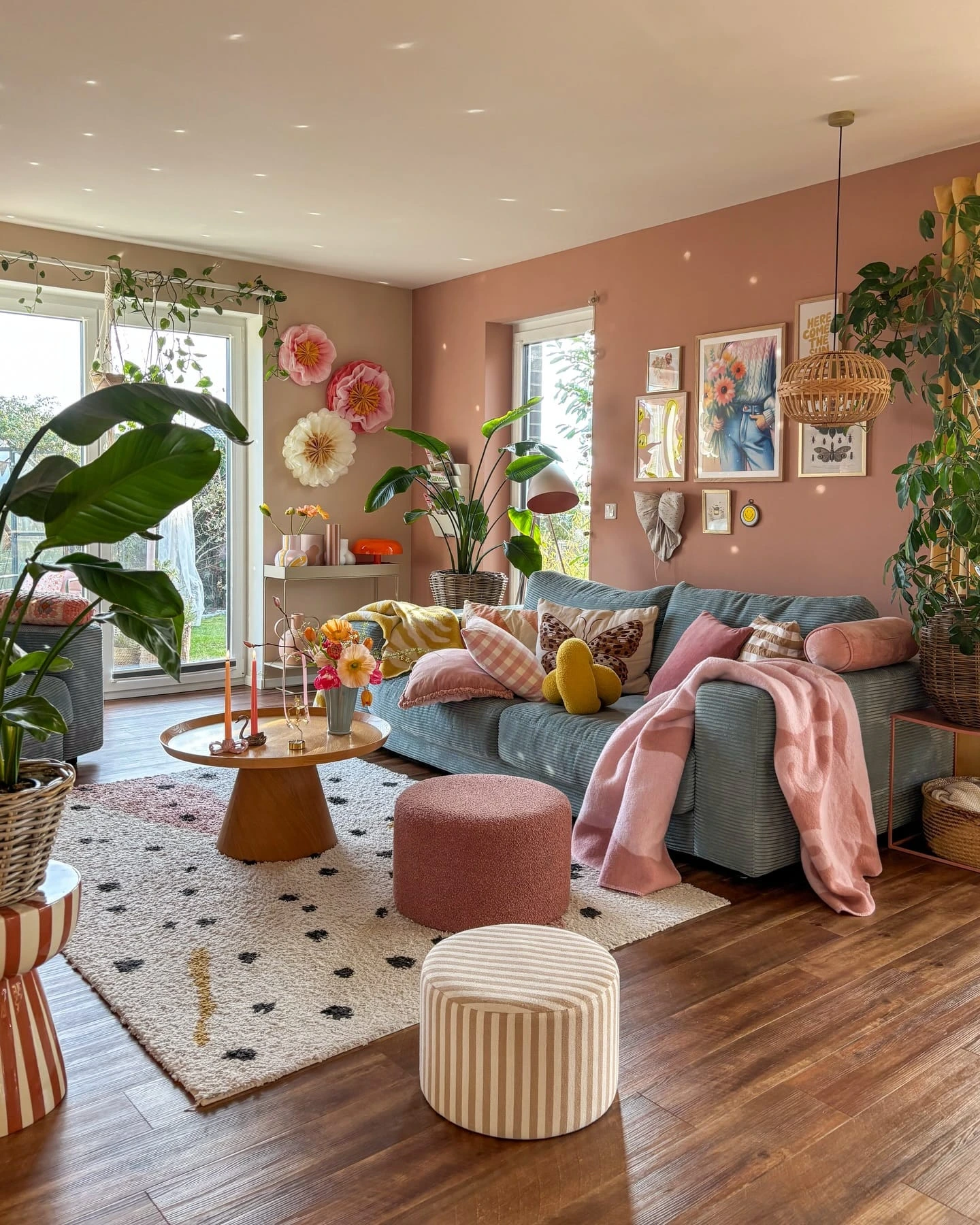 3- Spread Color Around the Sofa