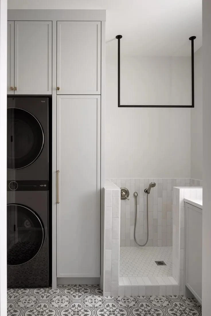 7- Stack the Machines Inside Cabinetry
