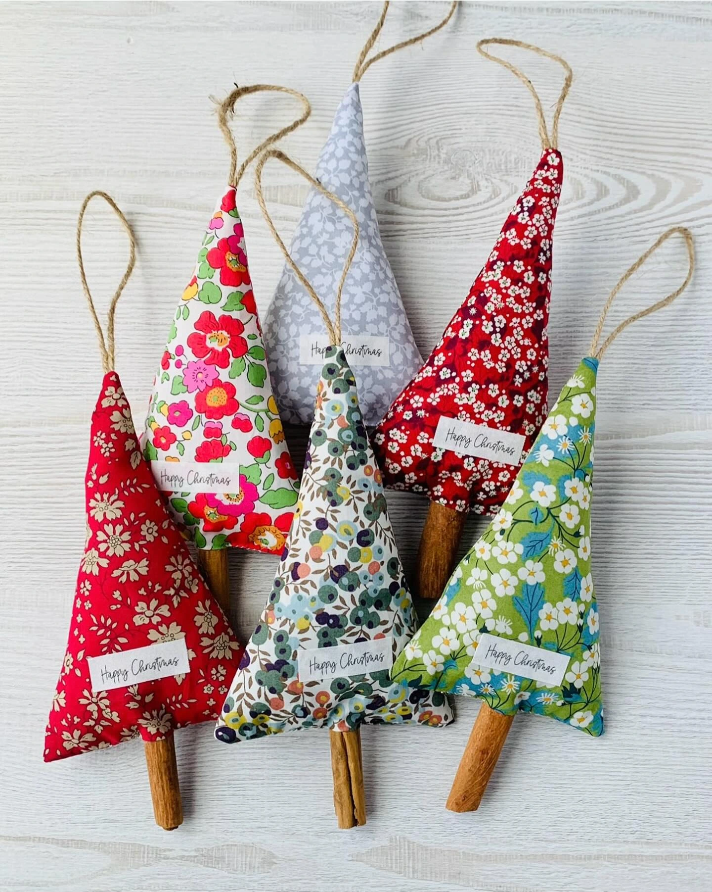 2- Stitch Soft Fabric Christmas Trees