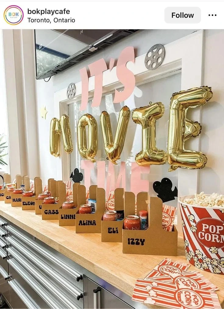 4- Style a Named Popcorn Station