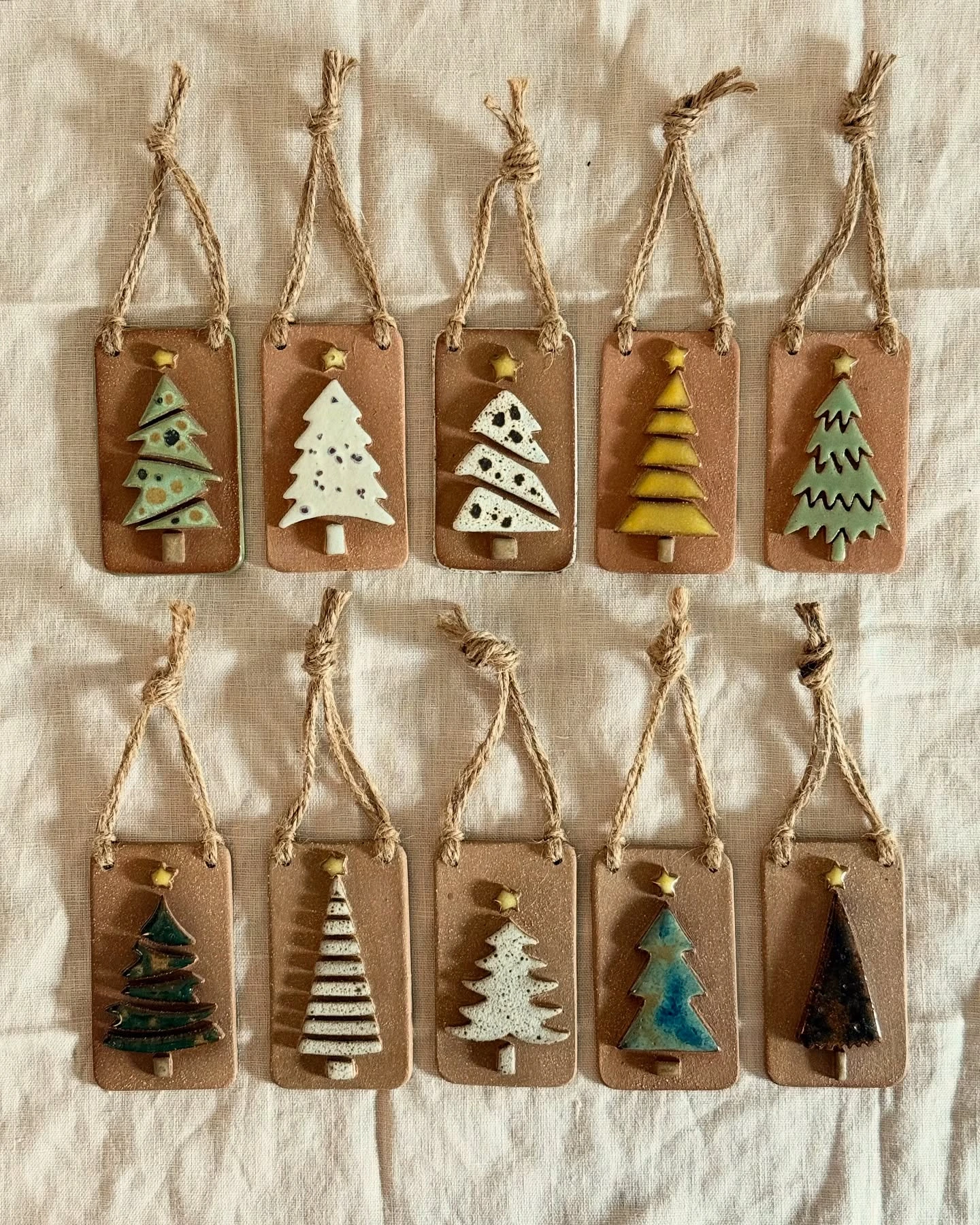 1- Turn Clay Gift Tags Into Tree Ornaments