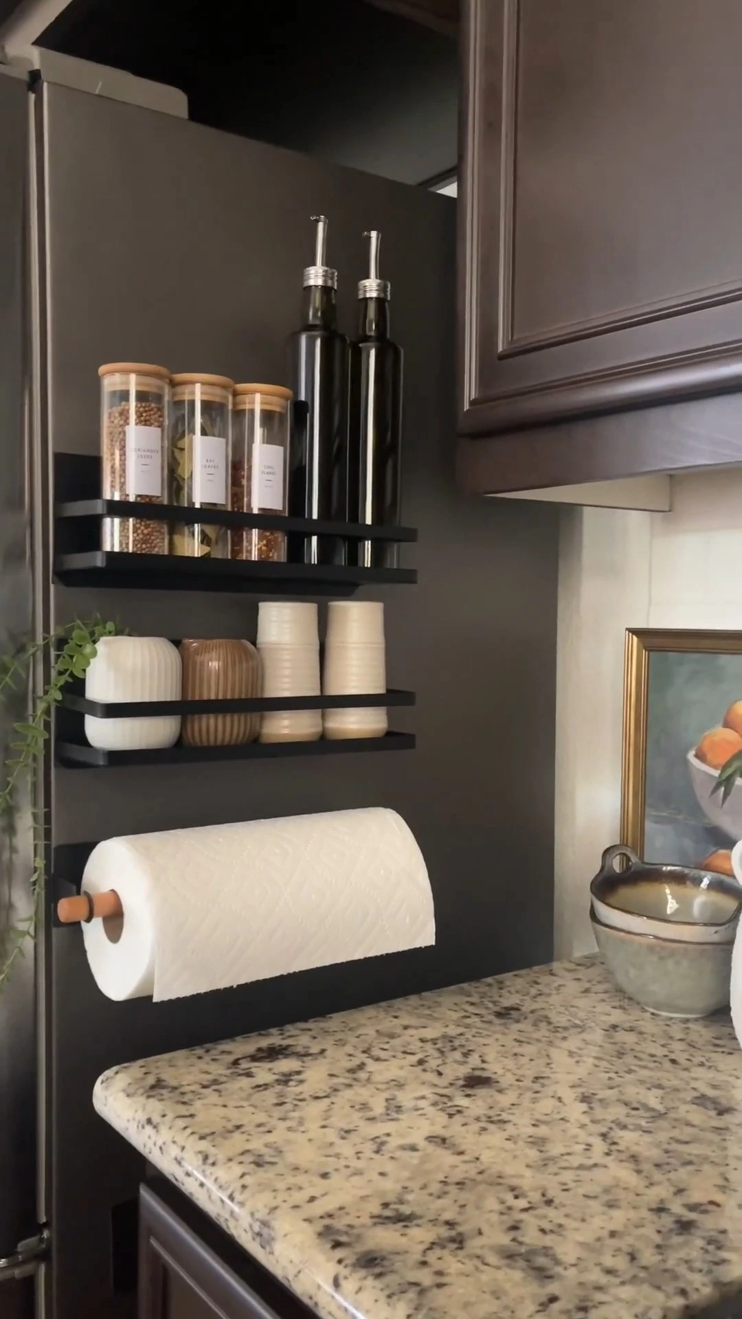 7- Use a Side Rack for Pantry Staples