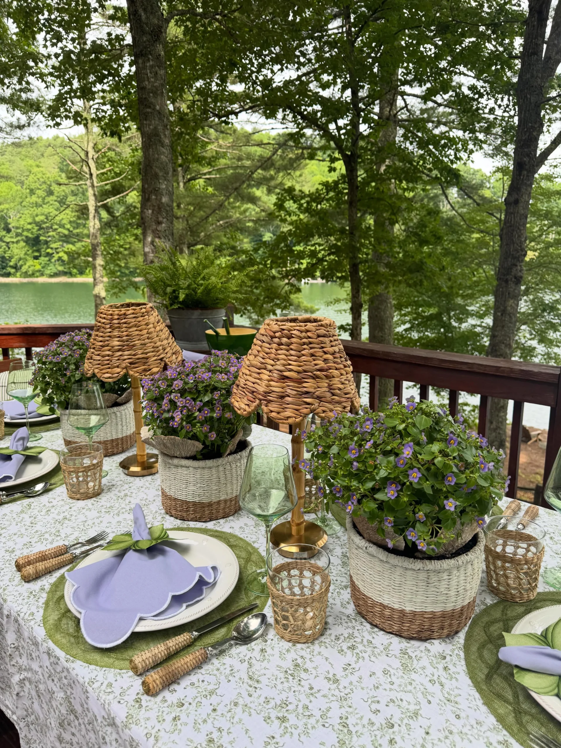 11- Use Green and Purple Outdoors