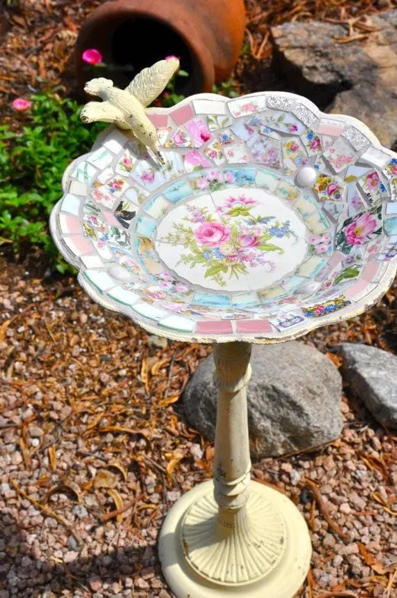 10- Use Vintage Floral China for Cottage Charm