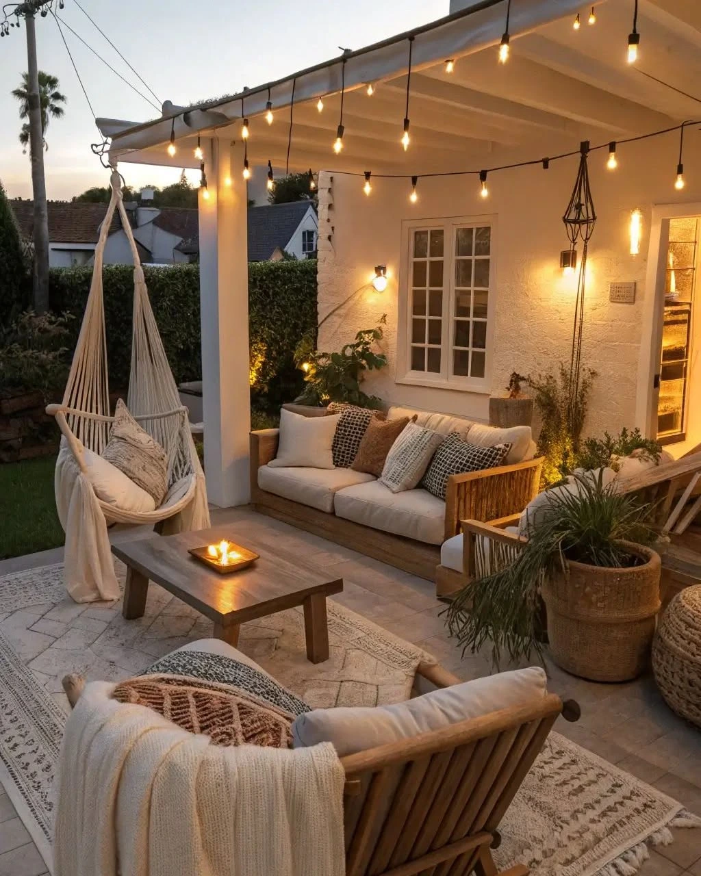 3- Warm Up a Covered Patio