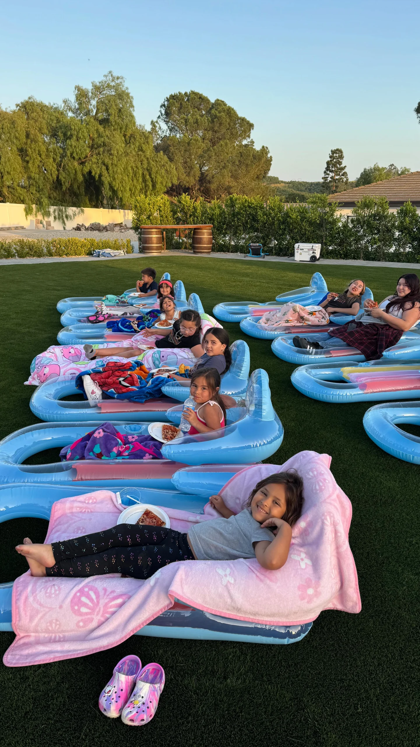 3- Watch from Colorful Pool Floats