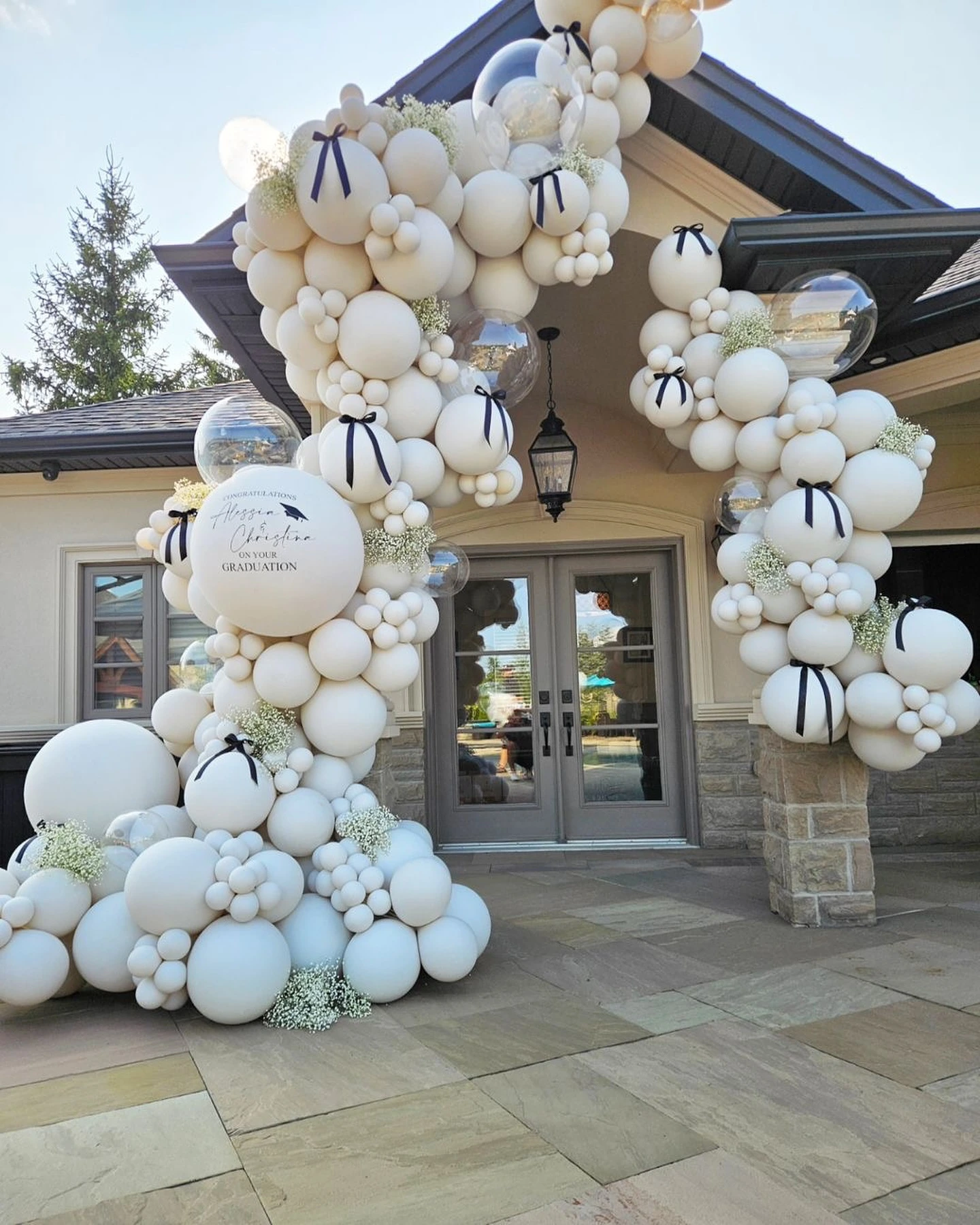 4- Welcome Guests with a Balloon-Framed Door
