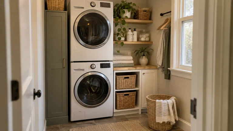 Stacked Washer And Dryer