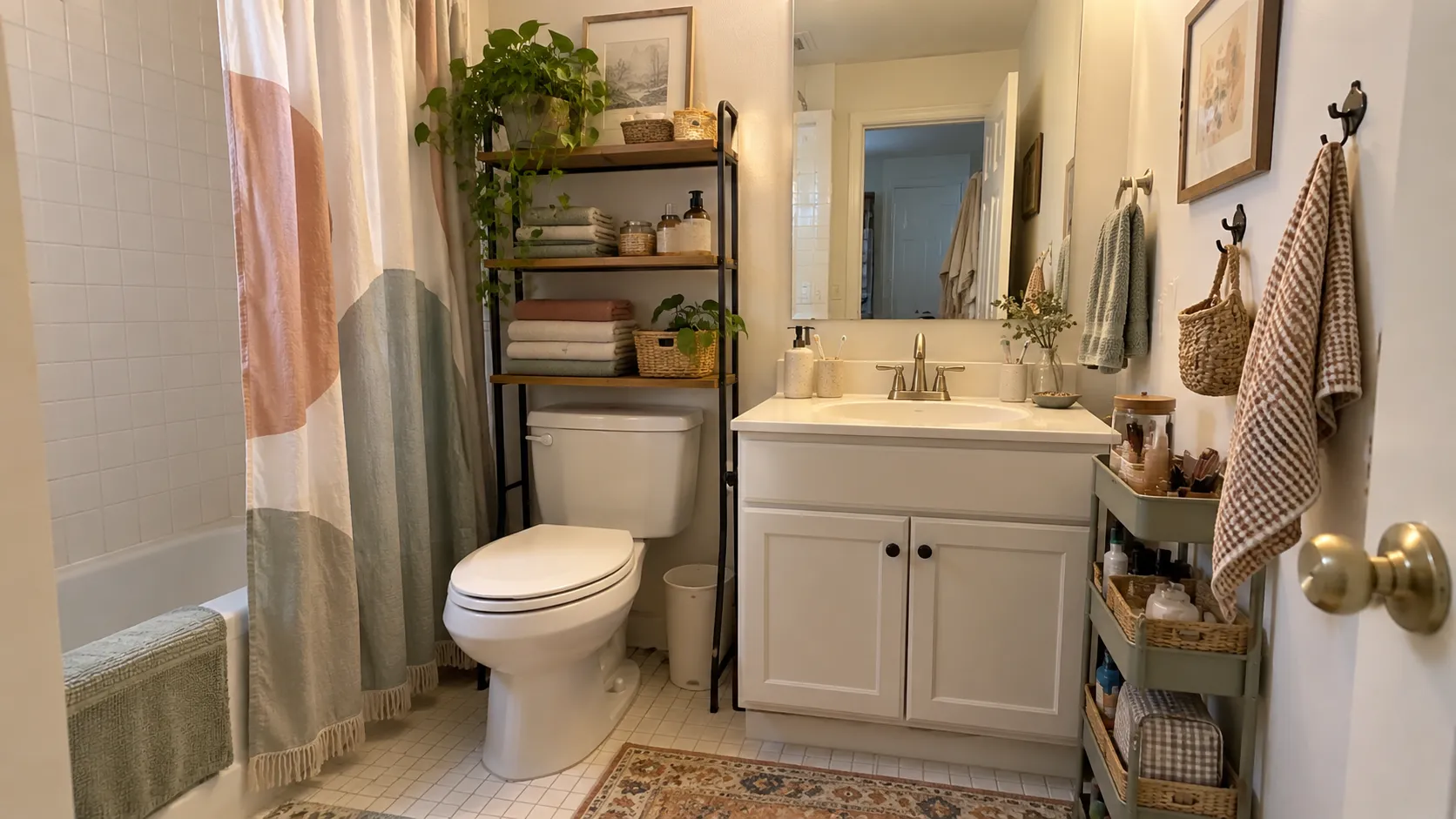 Renter Friendly Bathroom