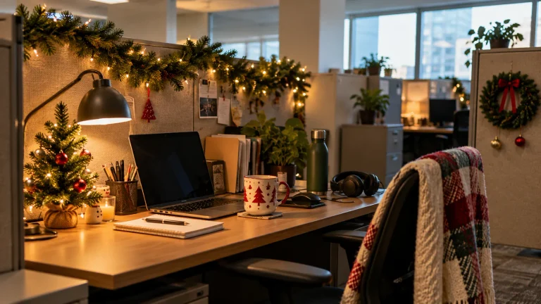 12 Office Christmas Decorations for Desks, Doors, and Cubicles