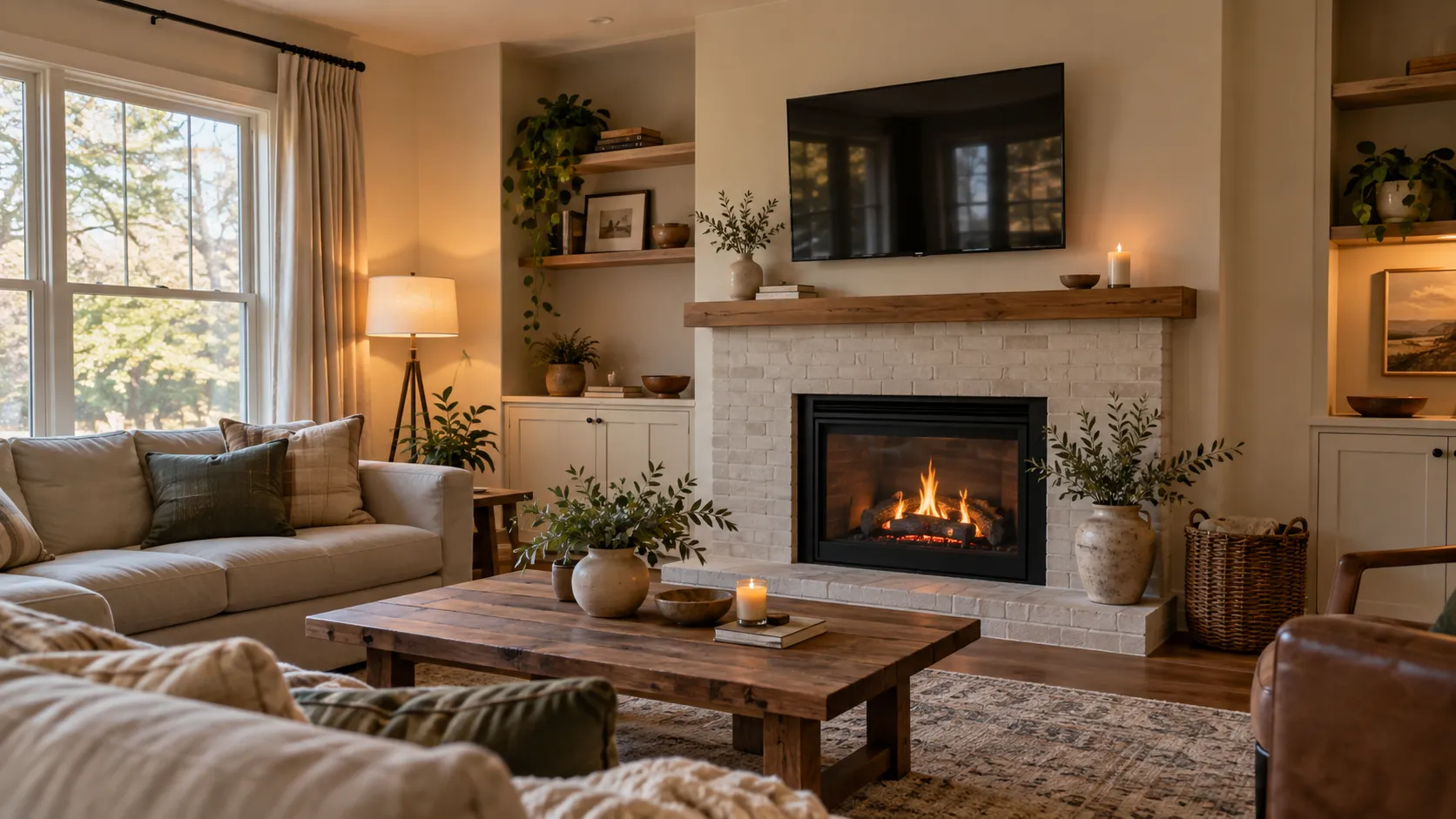 TV Above Fireplace Ideas