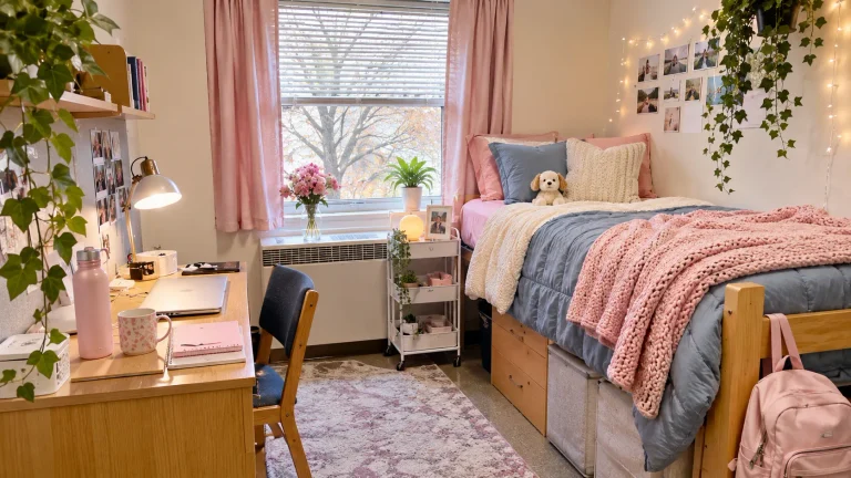10 Pink and Blue Dorm Room Ideas That Feel Cozy and Coordinated