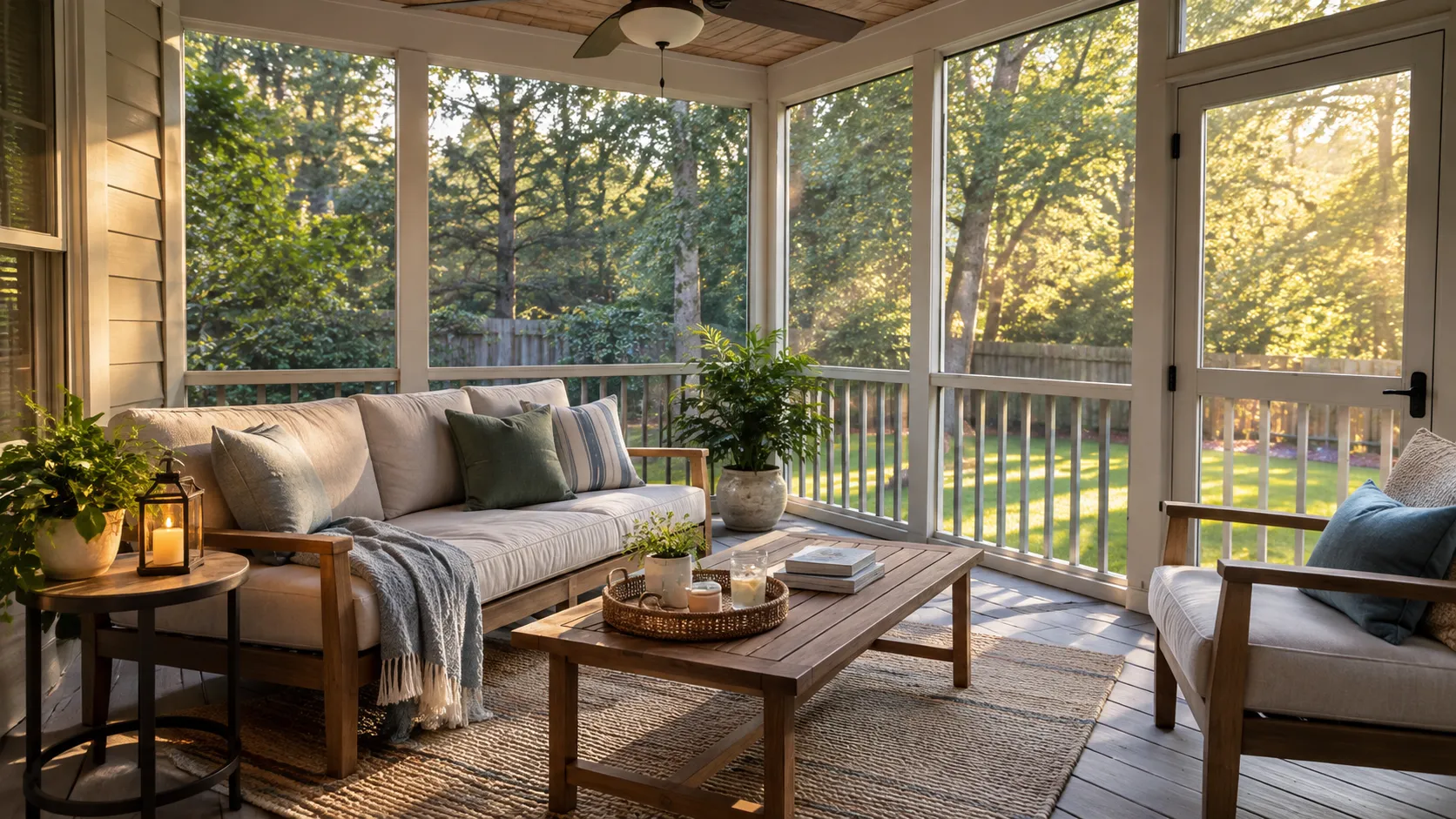 creened In Porch Decorating