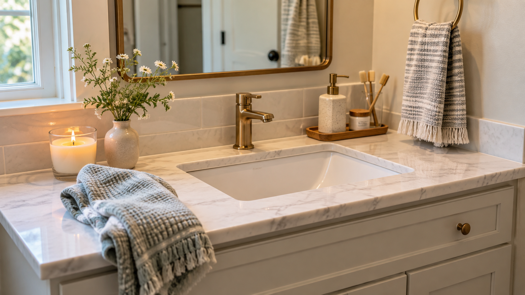 Bathroom Counter Decor Ideas