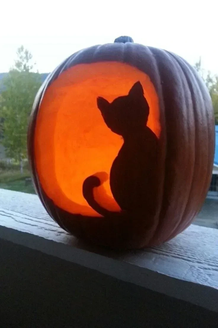 26- Add a Black Cat Silhouette