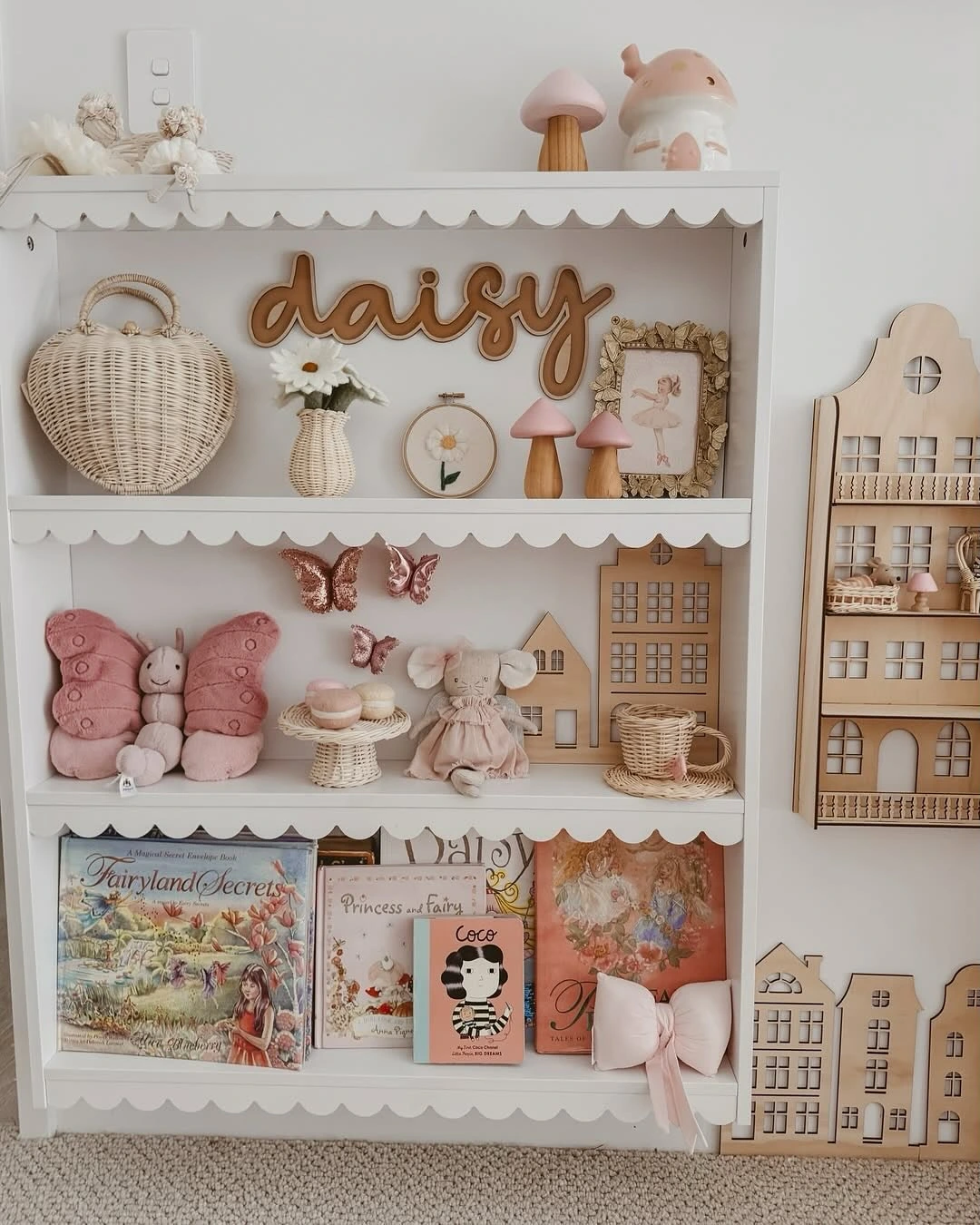 3- Add a Bookshelf for Warmth and Storage