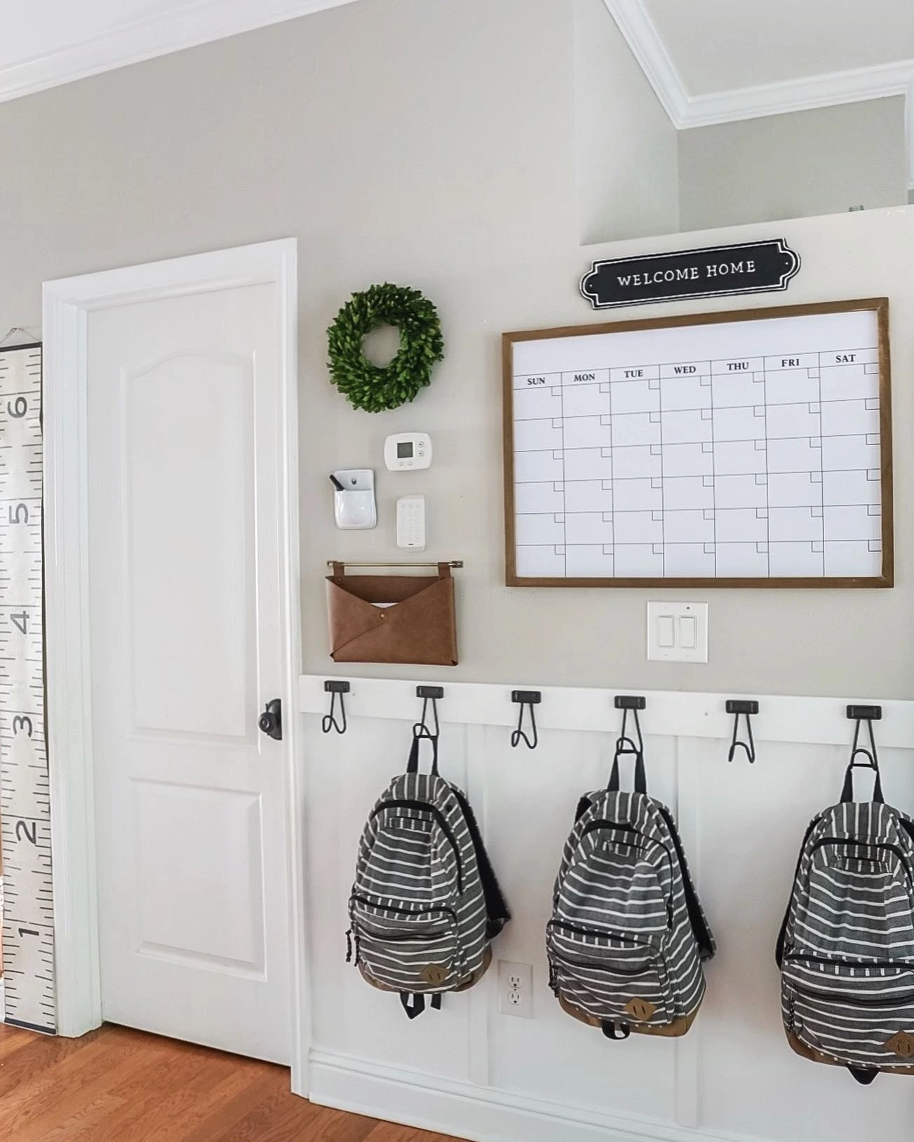 5- Add a Family Command Center Above the Hooks