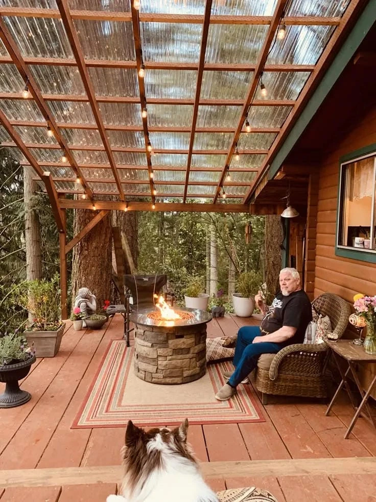 8- Add a Fire Pit for Cooler Evenings