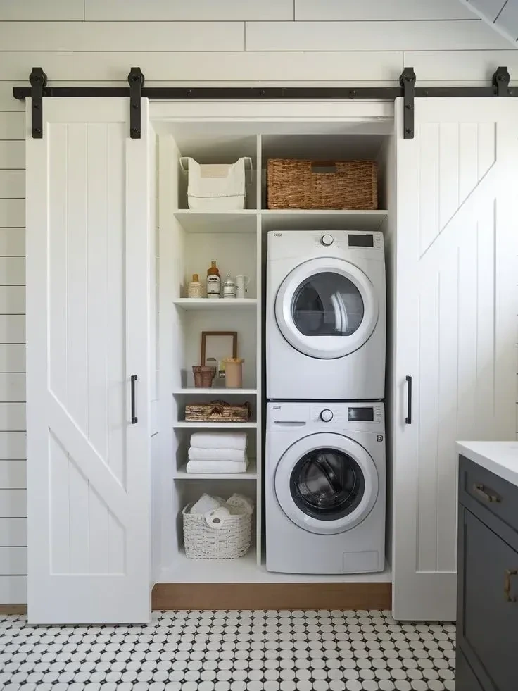 14- Add a Pull-Out Landing Shelf