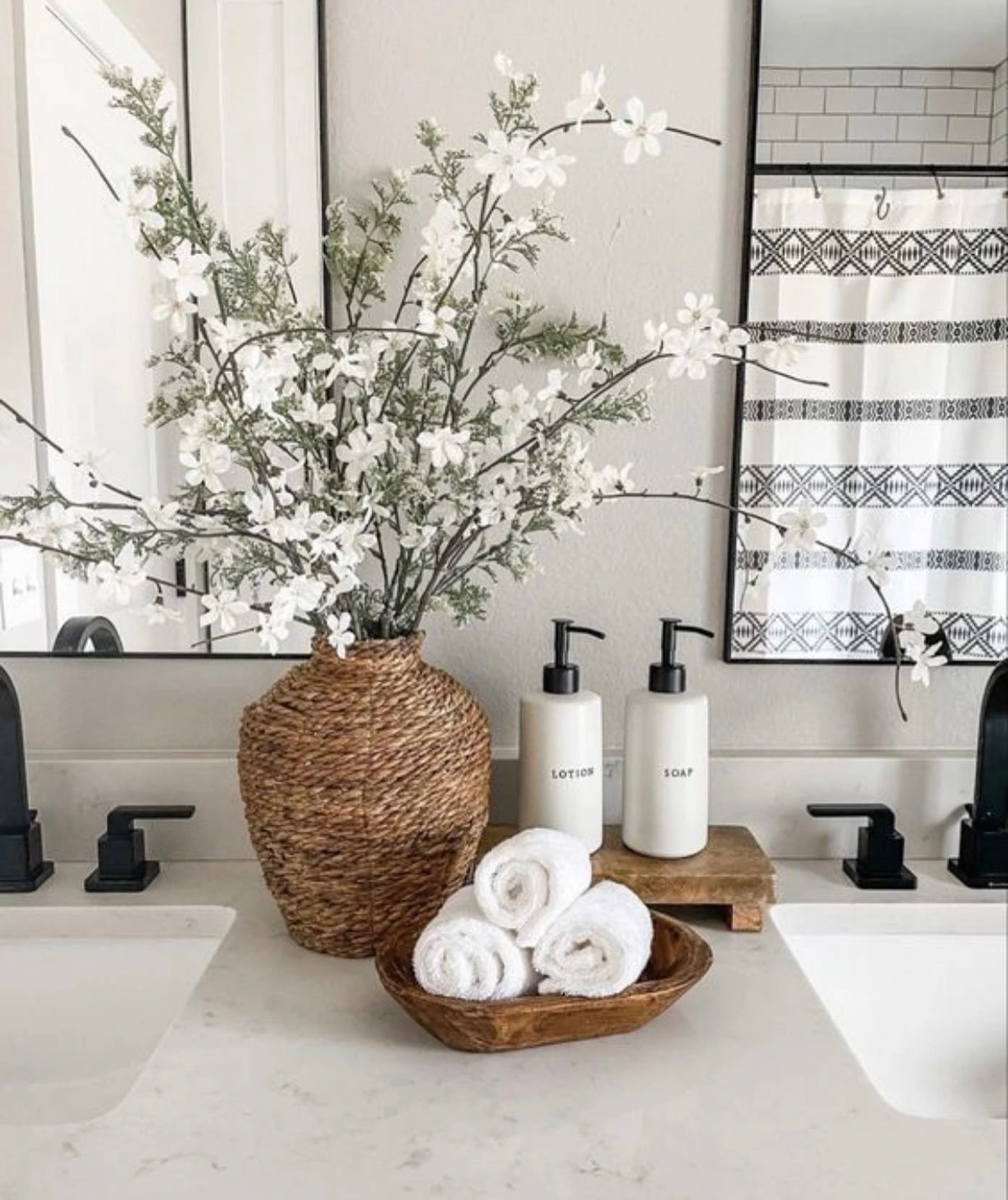 13- Add Height with a Woven Vase