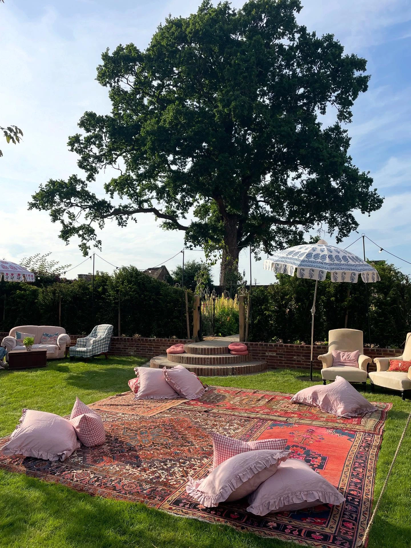1- Build a Picnic Lounge on the Lawn