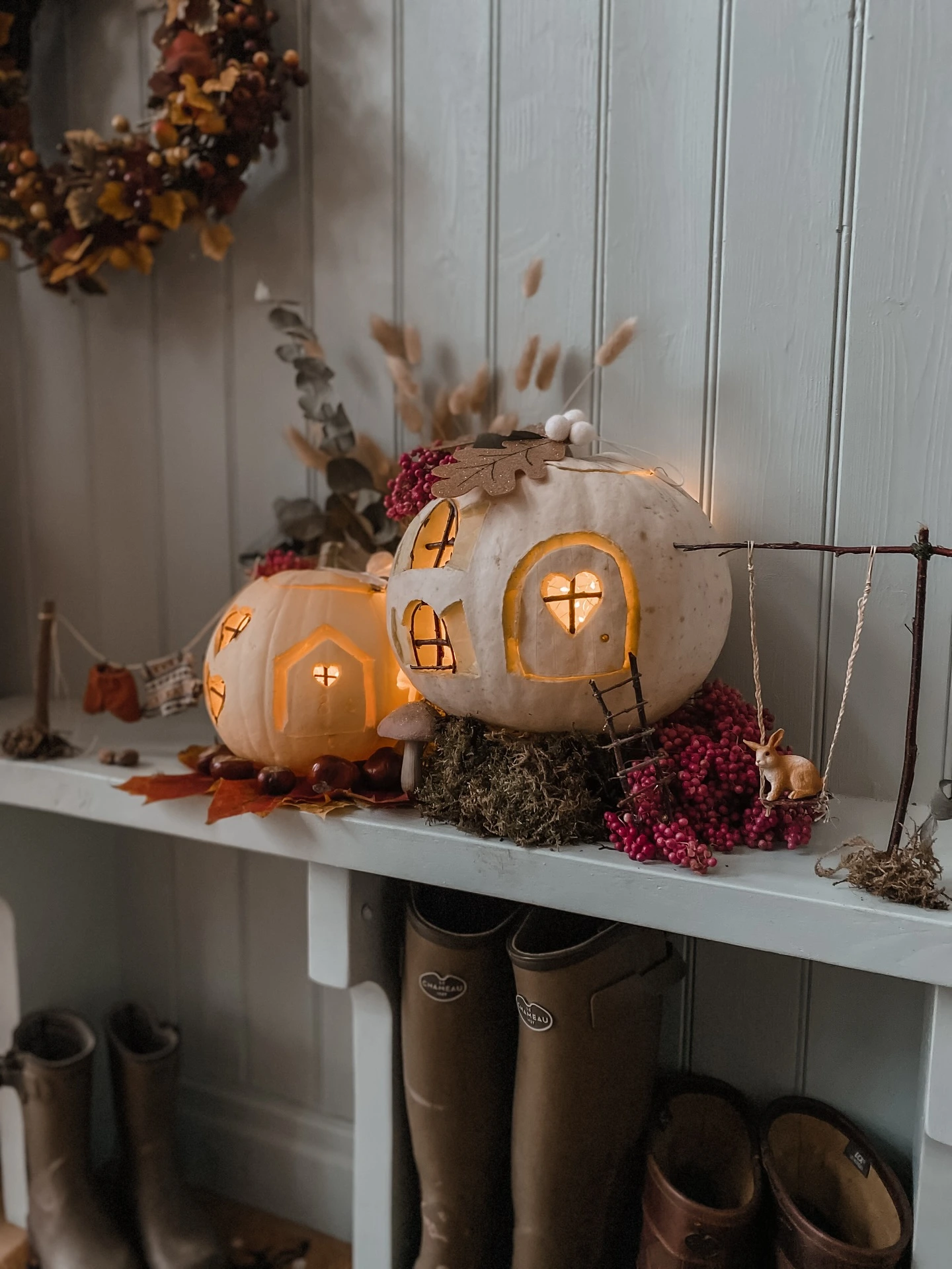 6- Build a Tiny Pumpkin Village